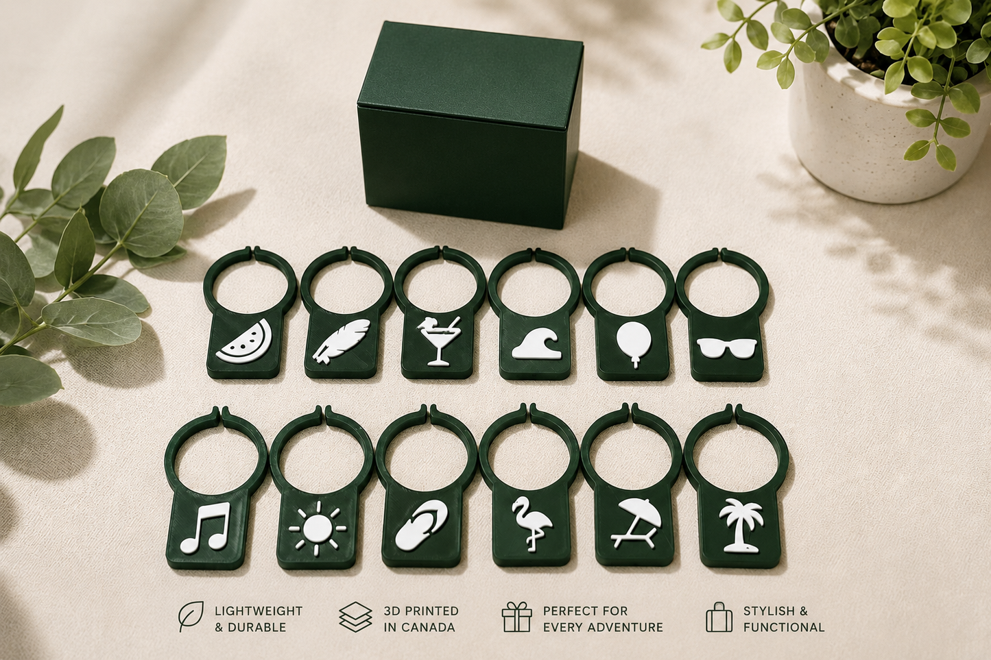 Wine Glass Charms with 20 units