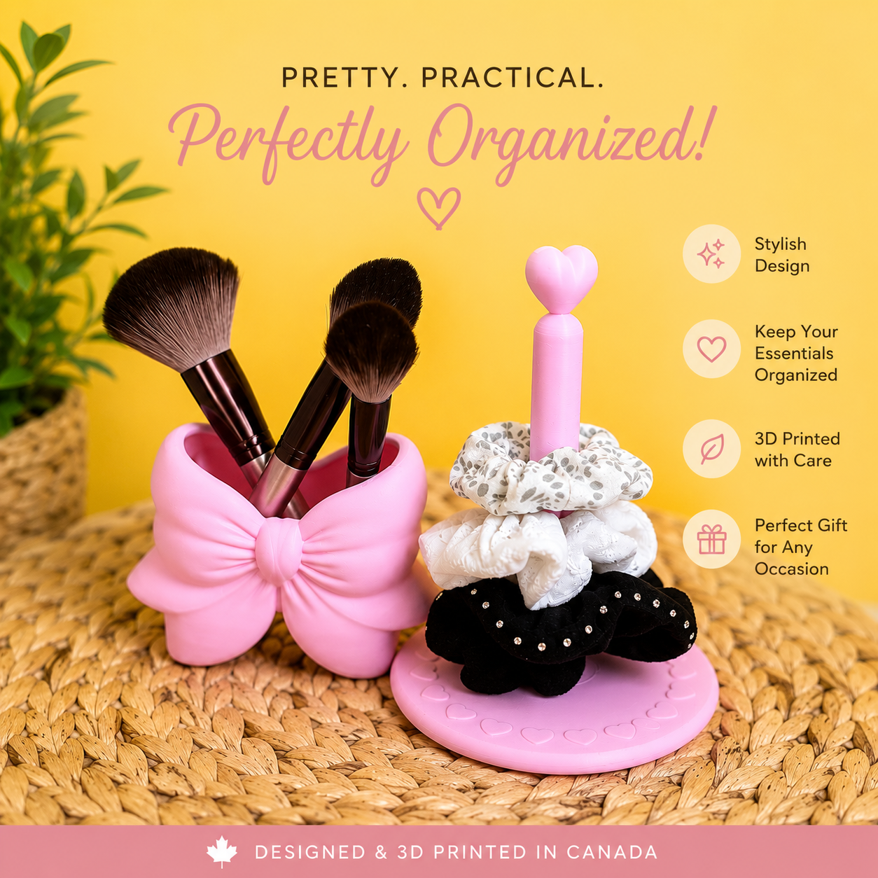 Heart Scrunchie Holder
