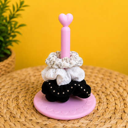 Heart Scrunchie Holder